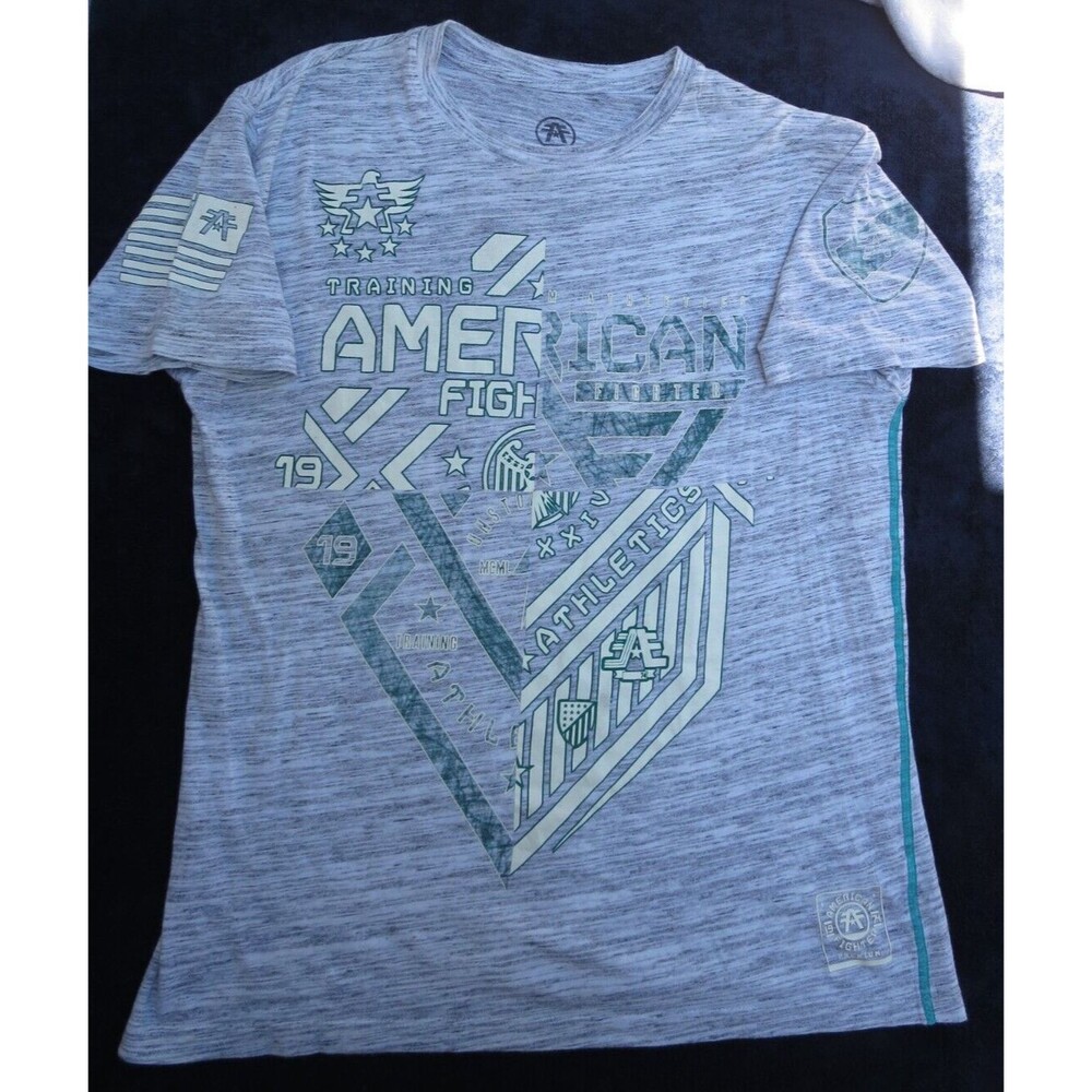 American Fighter Men's Medium Training T Shirt UFC MMA Gym Workout